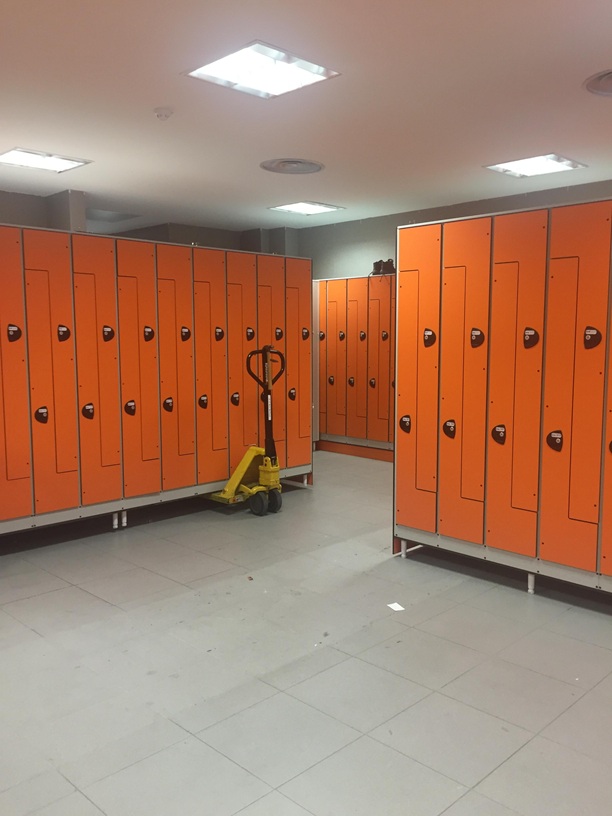 Taquillas de madera para vestuarios